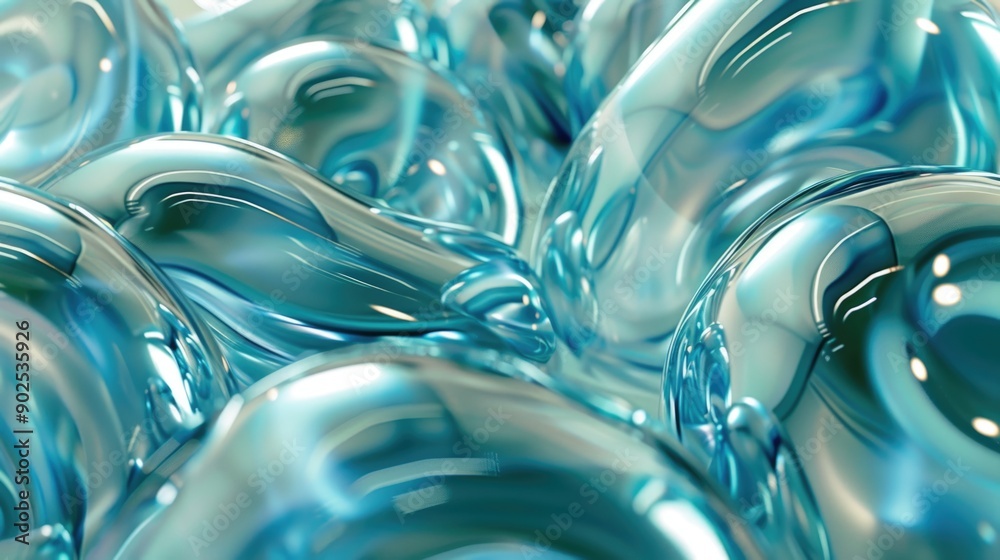 A high-angle shot of a cluster of shiny blue glass, suitable for commercial or editorial use A high-angle shot of a cluster of shiny blue glass, suitable for commercial or editorial use