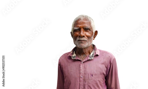 A man of Indian ethnicity with a troubled face looking at camera