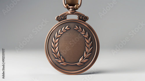 Bronze athletic award medal...