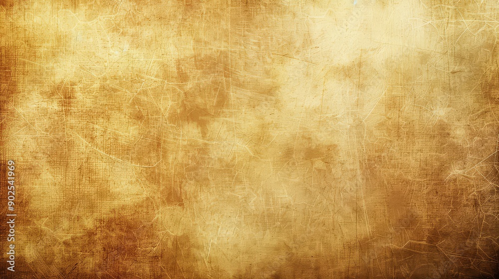 Obraz premium Worn and Scratched Golden Background Texture