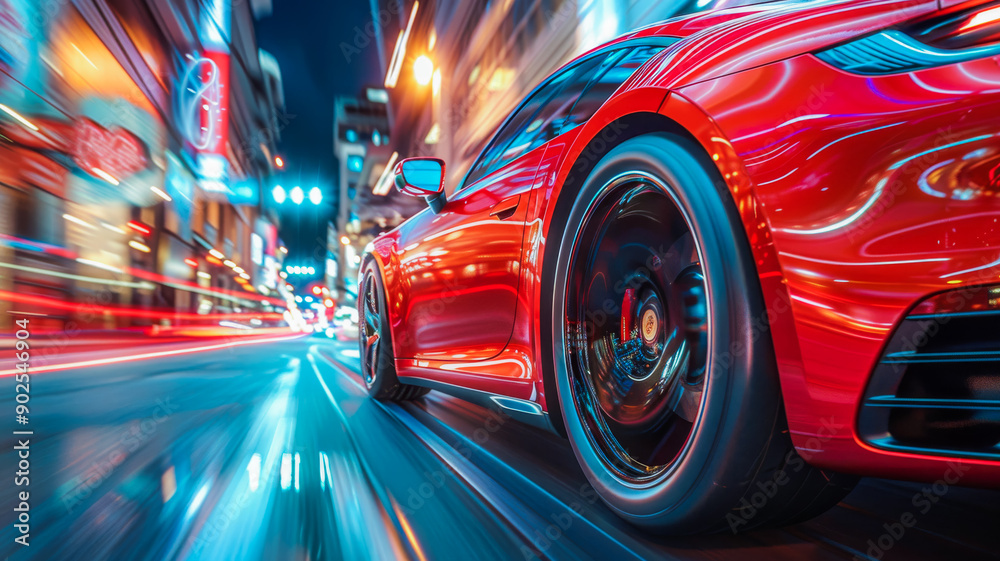 Sport Car Racing on the Tracks Sport Car Racing on the Tracks