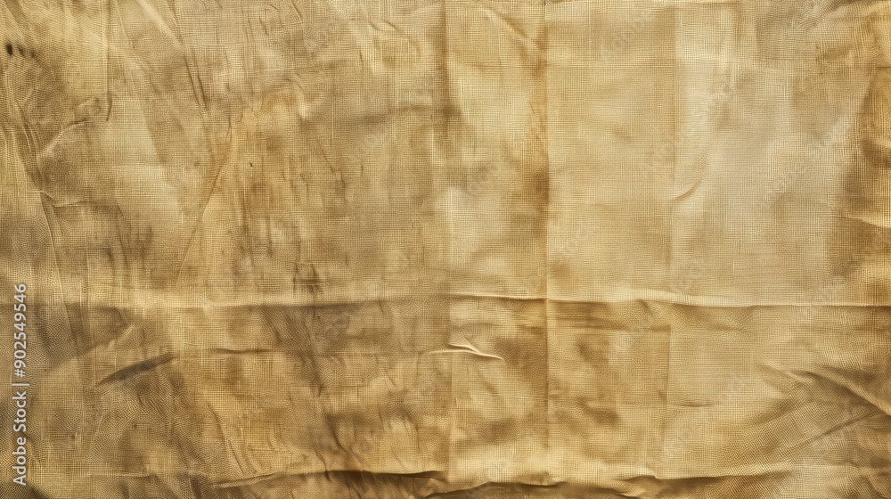 Close-up of Wrinkled and Faded Beige Fabric Close-up of Wrinkled and Faded Beige Fabric