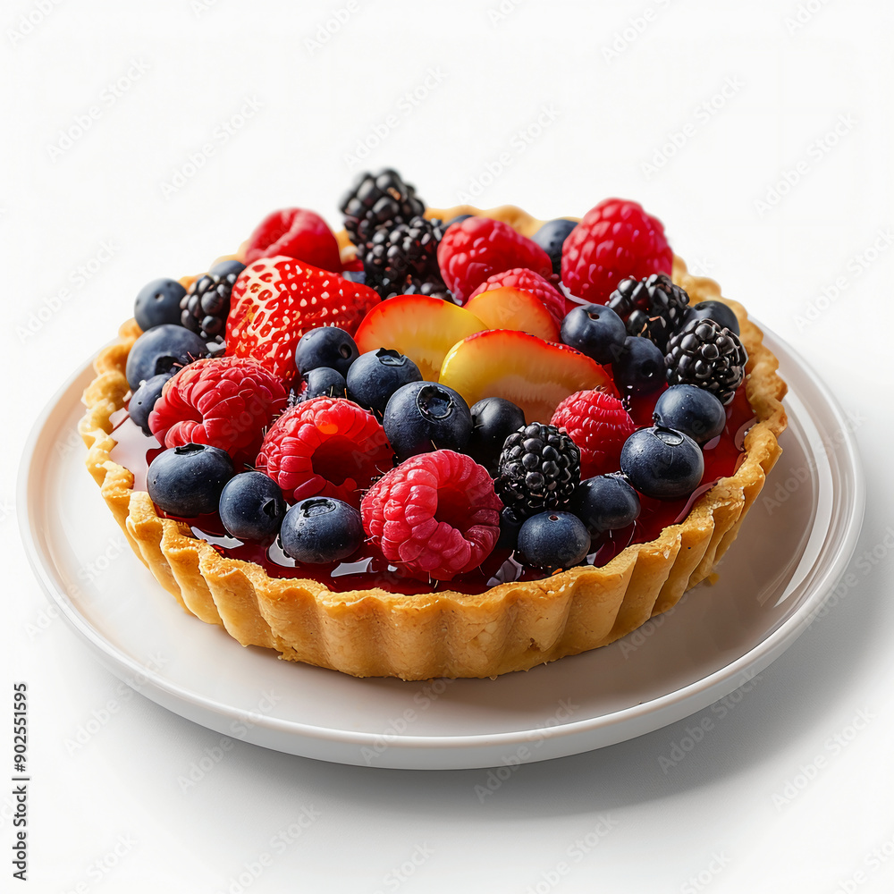 Delightful Mini Cakes with Fresh Fruits A Sweet Treat Delightful Mini Cakes with Fresh Fruits A Sweet Treat