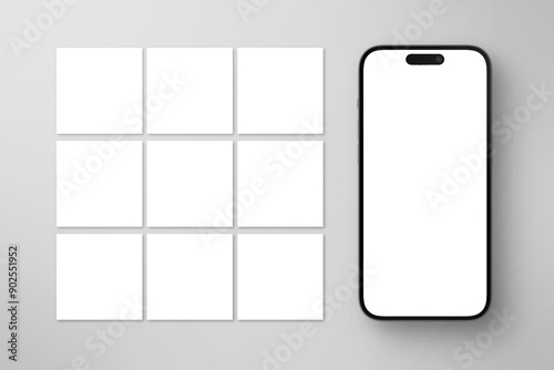 Phone Story & Post Instagram Mokcup