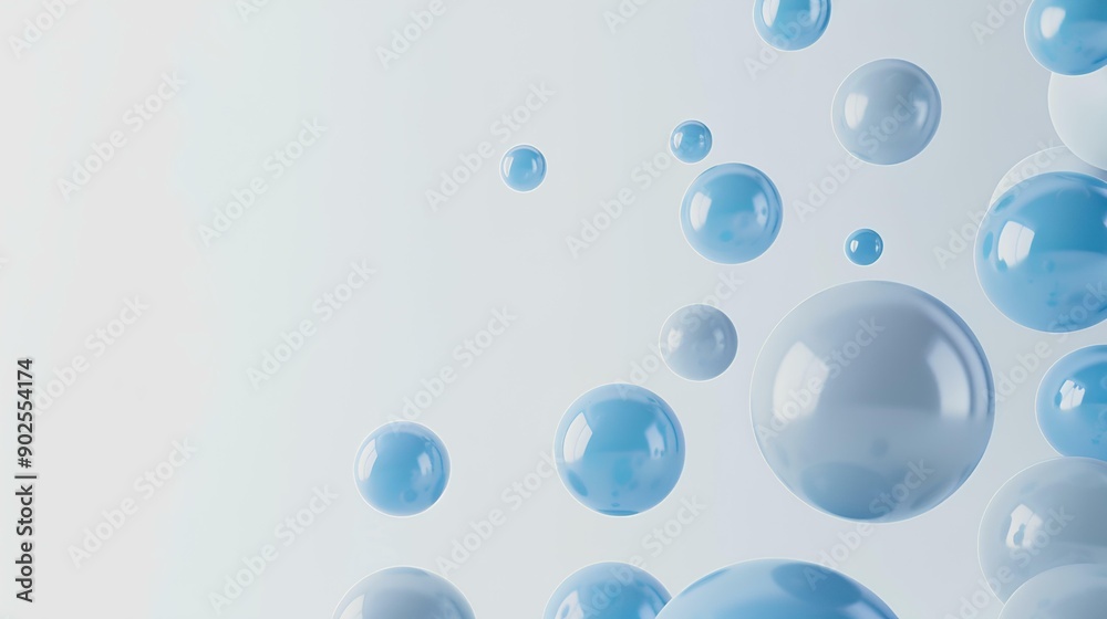 A white background with blue spheres floating in the center, creating an abstract and minimalistic design, perfect as a backdrop for digital marketing materials, social media posts, or creative design A white background with blue spheres floating in the center, creating an abstract and minimalistic design, perfect as a backdrop for digital marketing materials, social media posts, or creative design