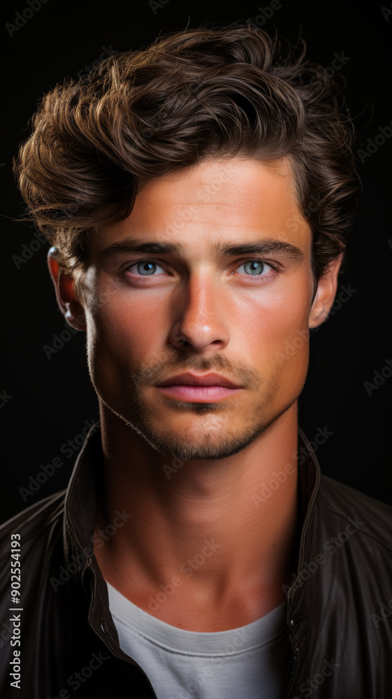 Obraz premium Close Up Portrait Of Man