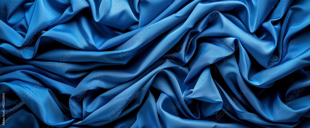 Blue Crumpled Wrapping Paper With Grungy Stars, Creating A Rustic And Festive Look Blue Crumpled Wrapping Paper With Grungy Stars, Creating A Rustic And Festive Look