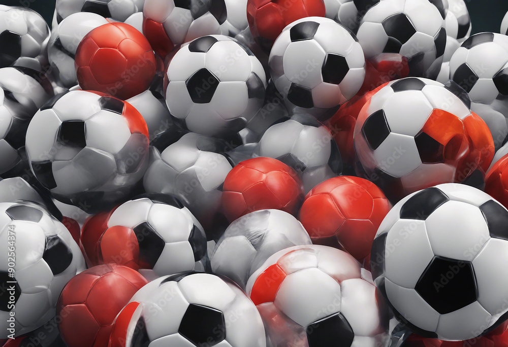 Set of various colourful realistic soccer balls isolated on transparent backgroundSet of various colourful realistic soccer balls isolated on transparent background Set of various colourful realistic soccer balls isolated on transparent backgroundSet of various colourful realistic soccer balls isolated on transparent background