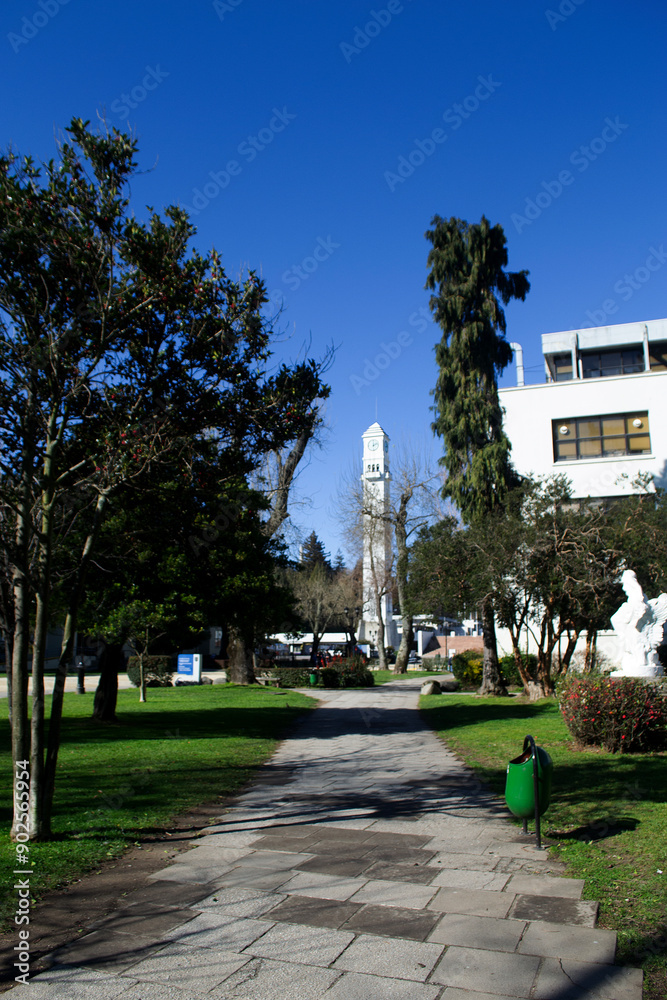 Fototapeta premium the bell tower of the university of concepción Chile