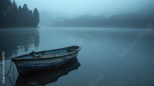 boat on the lake