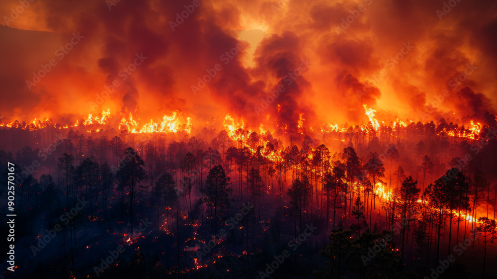Uncontrollable Forest Fire Uncontrollable Forest Fire