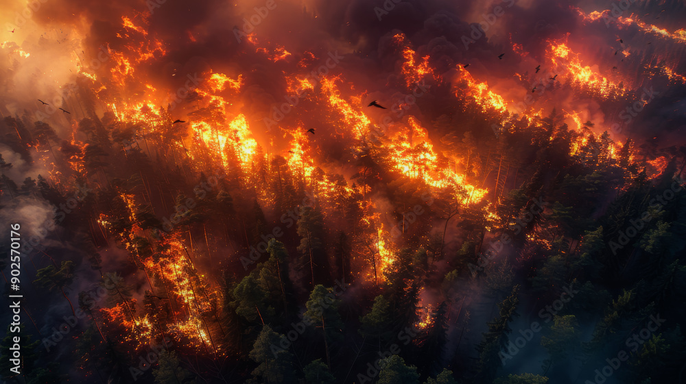 Uncontrollable Forest Fire Uncontrollable Forest Fire