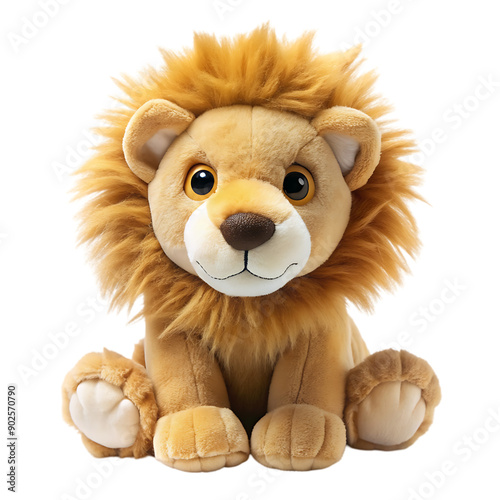 lion cub isolated on white