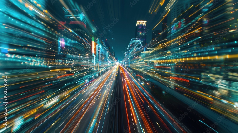 City Lights and Speed: A Nighttime Perspective City Lights and Speed: A Nighttime Perspective