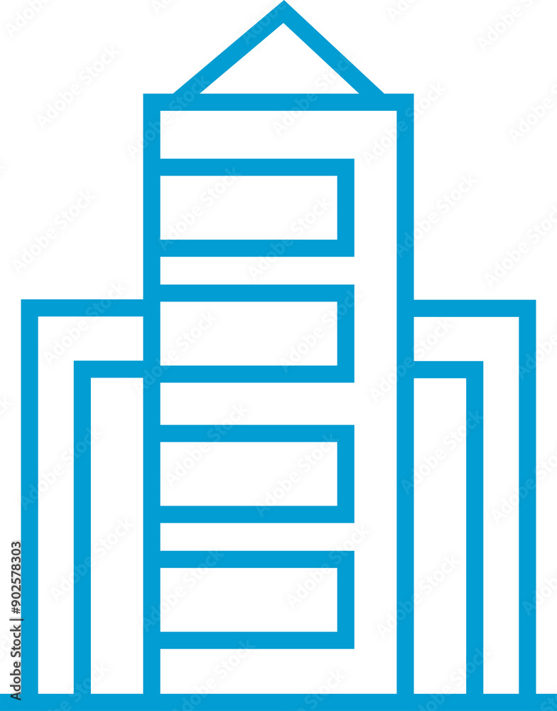 City Building Tower Icon City Building Tower Icon