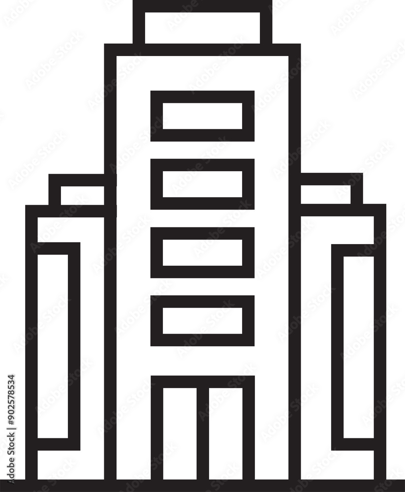 Office Tower Icon Office Tower Icon