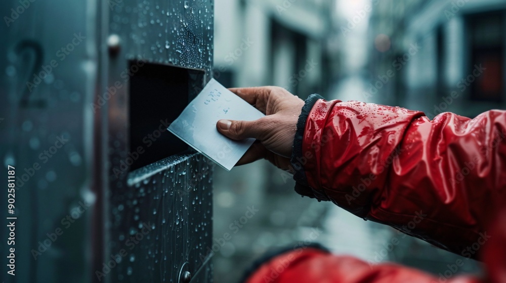 custom made wallpaper toronto digitalA_close-up_of_a_voters_hand_placing