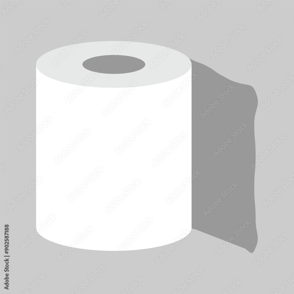 toilet paper icon in grey scale isolated on white background. toilet paper icon in grey scale isolated on white background.