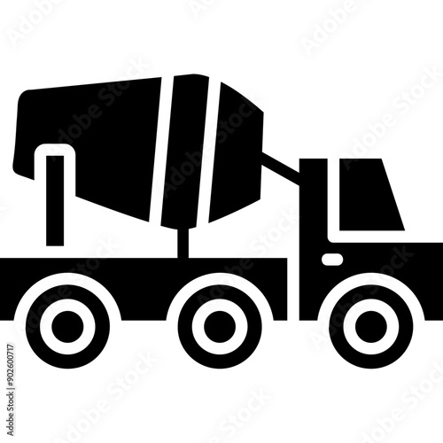 Mixer Truck Icon