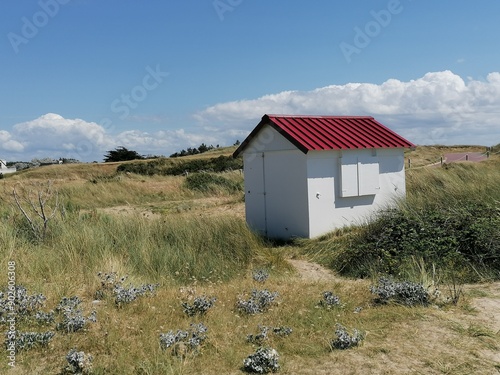 cabine sulla spiaggia photo