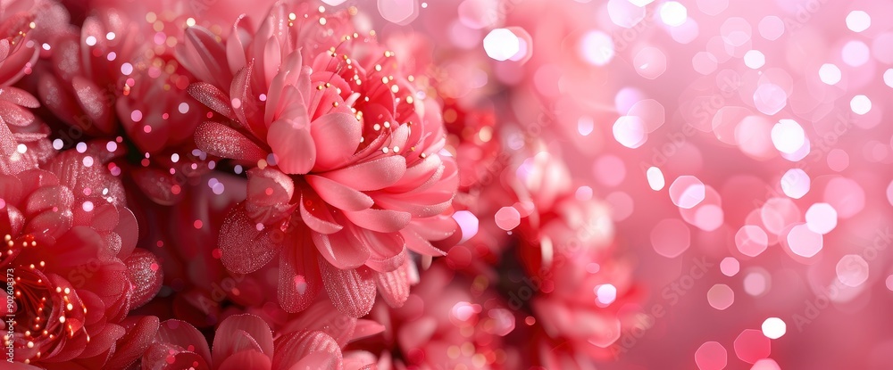 Pink Confetti Glitter Texture Background, Macrophotography Capturing Festivity Pink Confetti Glitter Texture Background, Macrophotography Capturing Festivity
