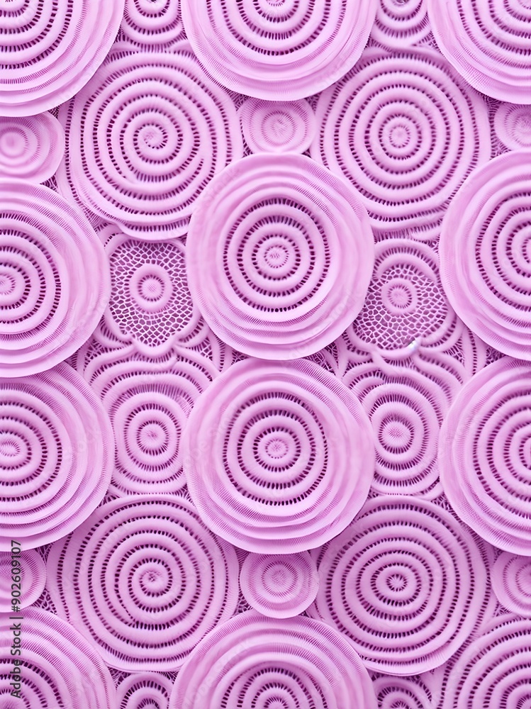Abstract circles and dots geometric pattern background 