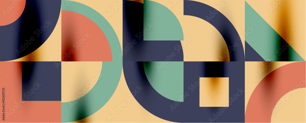 Neo memphis geometric pattern with circles, squares. Pop art abstract background for covers, banners, flyers and posters and other templates Neo memphis geometric pattern with circles, squares. Pop art abstract background for covers, banners, flyers and posters and other templates