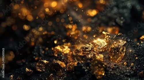 Golden Nuggets in Black Sand