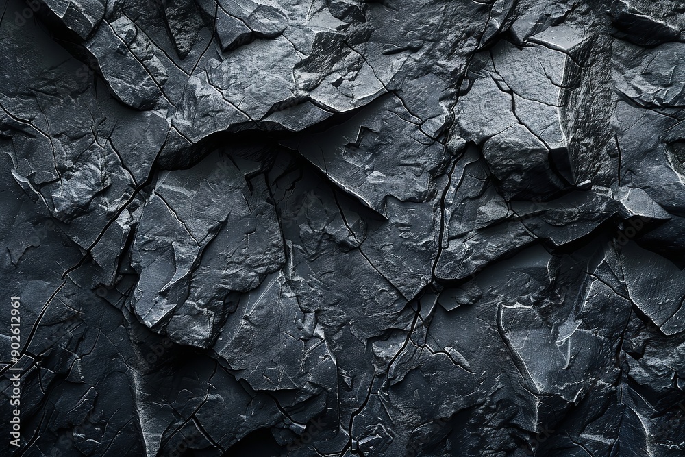 background with a rock texture. rugged, dark-black mountainside. a background of textured stone with design space, Generative AI. background with a rock texture. rugged, dark-black mountainside. a background of textured stone with design space, Generative AI.