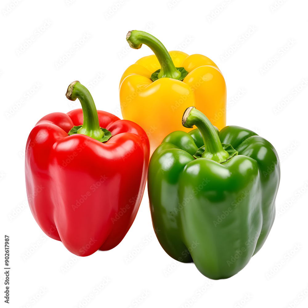 sweet pepper, red, green, yellow paprika, isolated on transparent background, clipping path, full depth of field
sweet pepper, red, green, yellow paprika, isolated on transparent background, clipping path, full depth of field