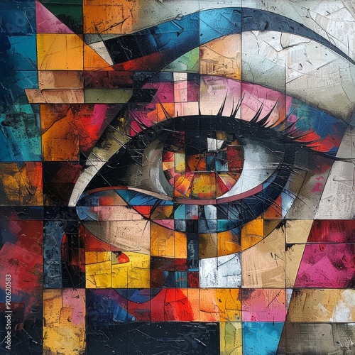 Shattered Perception: Cubist Artistic Interpretation of Fragmented Reality