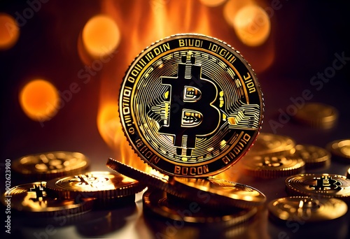 Bitcoin on fire