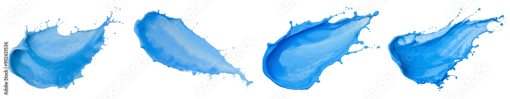 A vibrant collection of blue paint splashes, perfect for creative projects, backgrounds, or artistic designs. A vibrant collection of blue paint splashes, perfect for creative projects, backgrounds, or artistic designs.