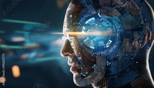 Wallpaper Mural technology background with globe Torontodigital.ca