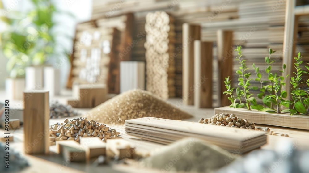 Eco-Friendly Design. Sustainable materials concept Eco-Friendly Design. Sustainable materials concept