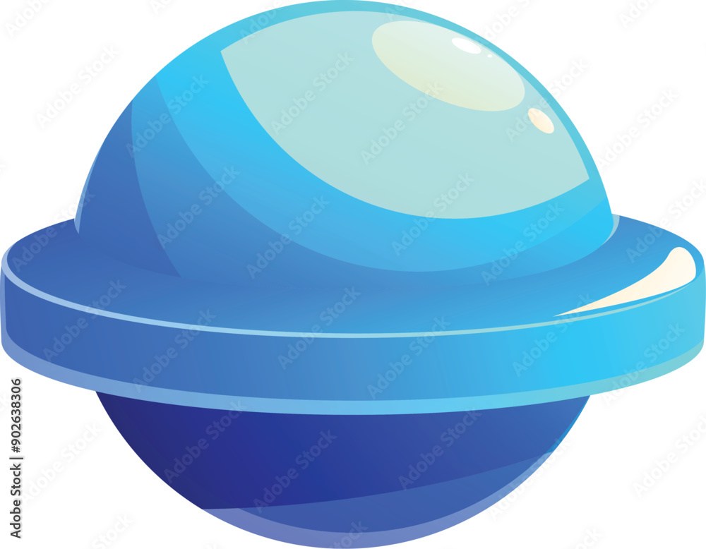 Blue spaceship flying, spacecraft exploring galaxy Blue spaceship flying, spacecraft exploring galaxy