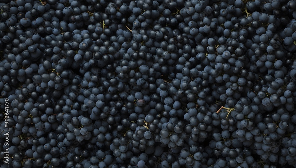 Background a close-up shot of a bunch of dark purple grapes, the grapes are plump and juicy, and the light shines through their skin Background a close-up shot of a bunch of dark purple grapes, the grapes are plump and juicy, and the light shines through their skin