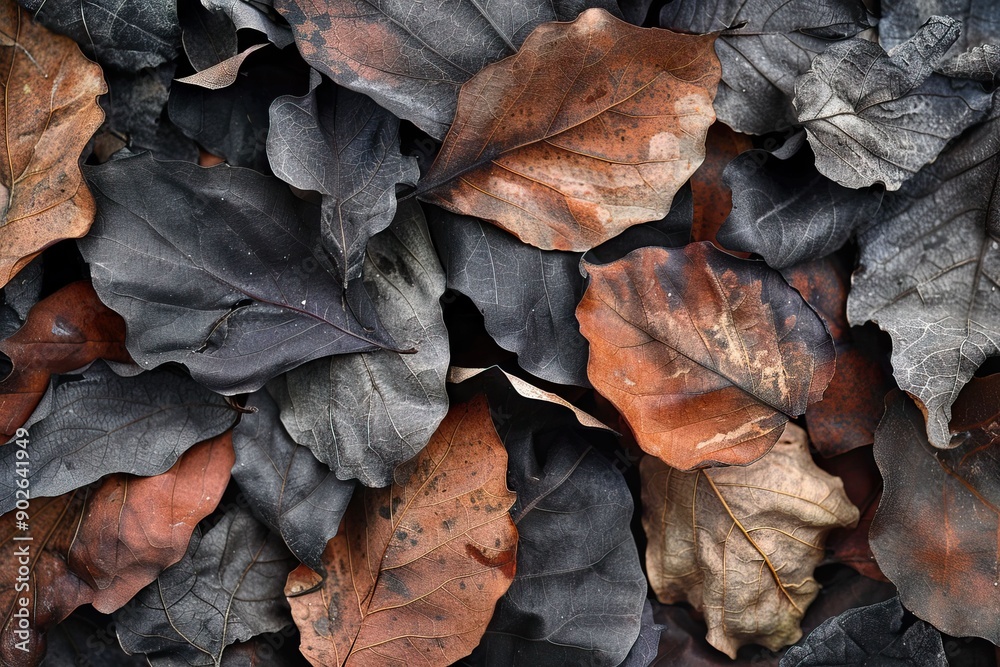 Dried leaves