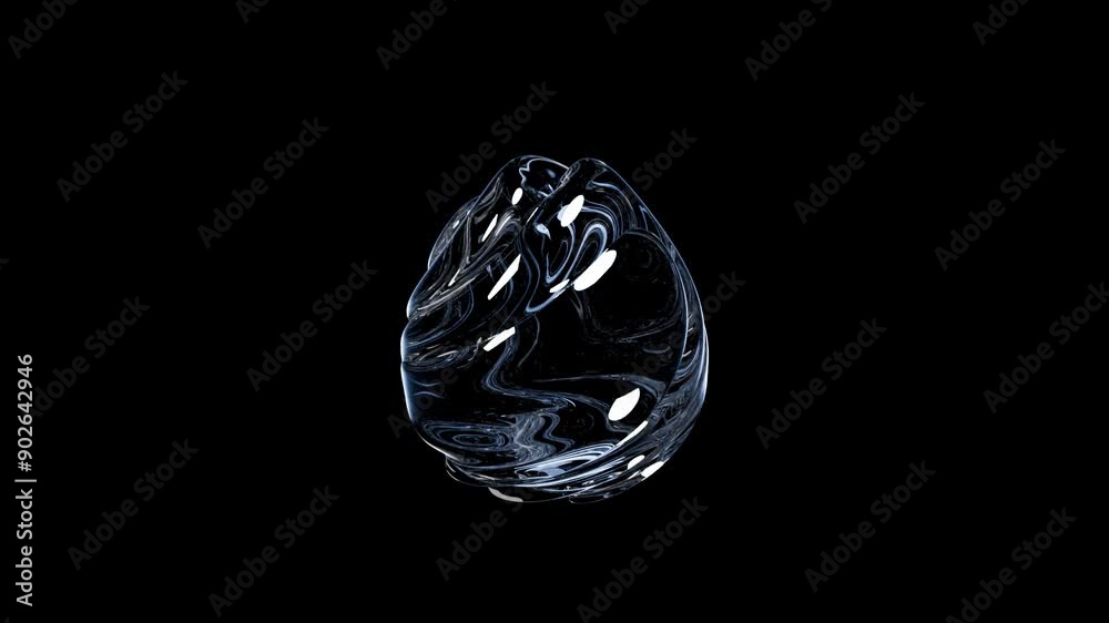 abstract background glass shapes with refractions abstract background glass shapes with refractions