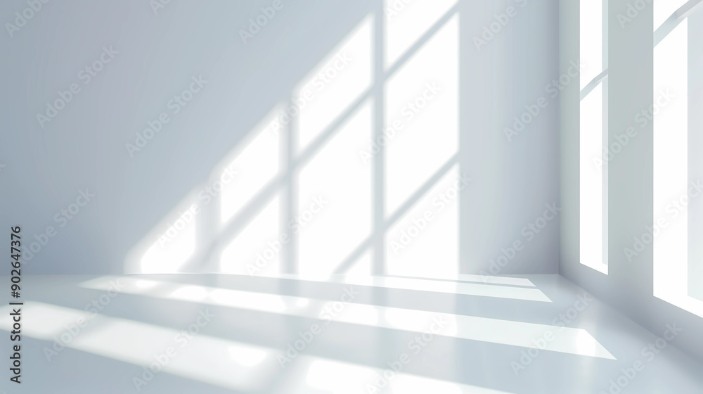 White abstract background with blurred light, can be used as e-commerce display stand White abstract background with blurred light, can be used as e-commerce display stand