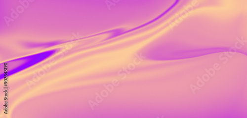 Abstract background, smooth waves of bright mauve color