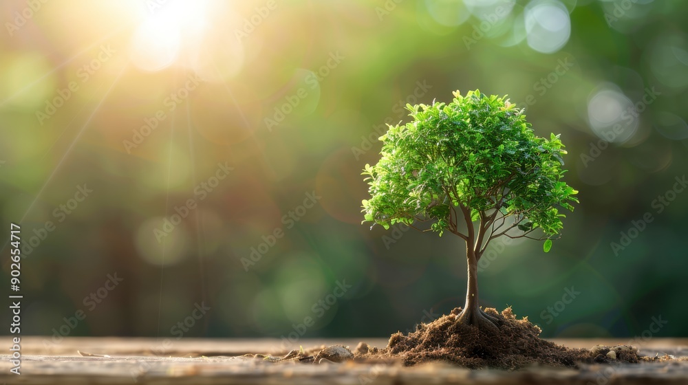 Scenic depiction of a healthy tree bathed in a protective aura of pure energy, highlighting the principles of growth and conservation Scenic depiction of a healthy tree bathed in a protective aura of pure energy, highlighting the principles of growth and conservation