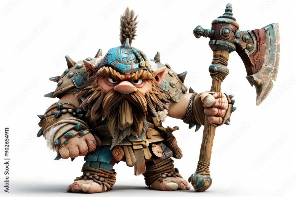 Fototapeta premium Battle Dwarf