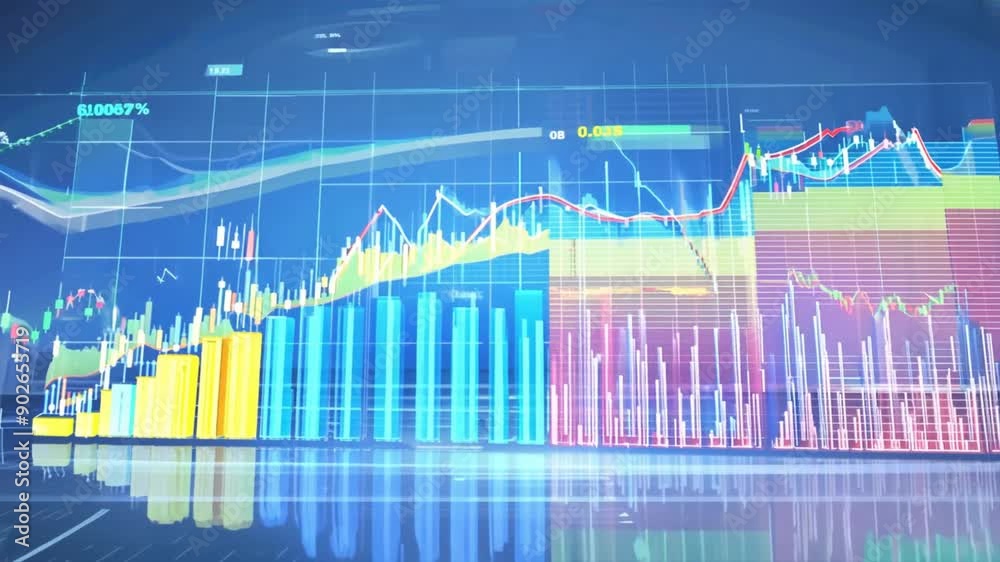 Chart and graph with data visualization Chart and graph with data visualization