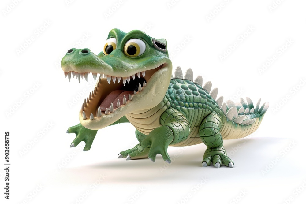 Fototapeta premium Happy Crocodile