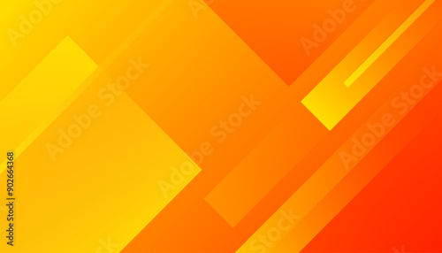 Modern abstract orange banner background. Dynamic shapes composition. Vector illustration
