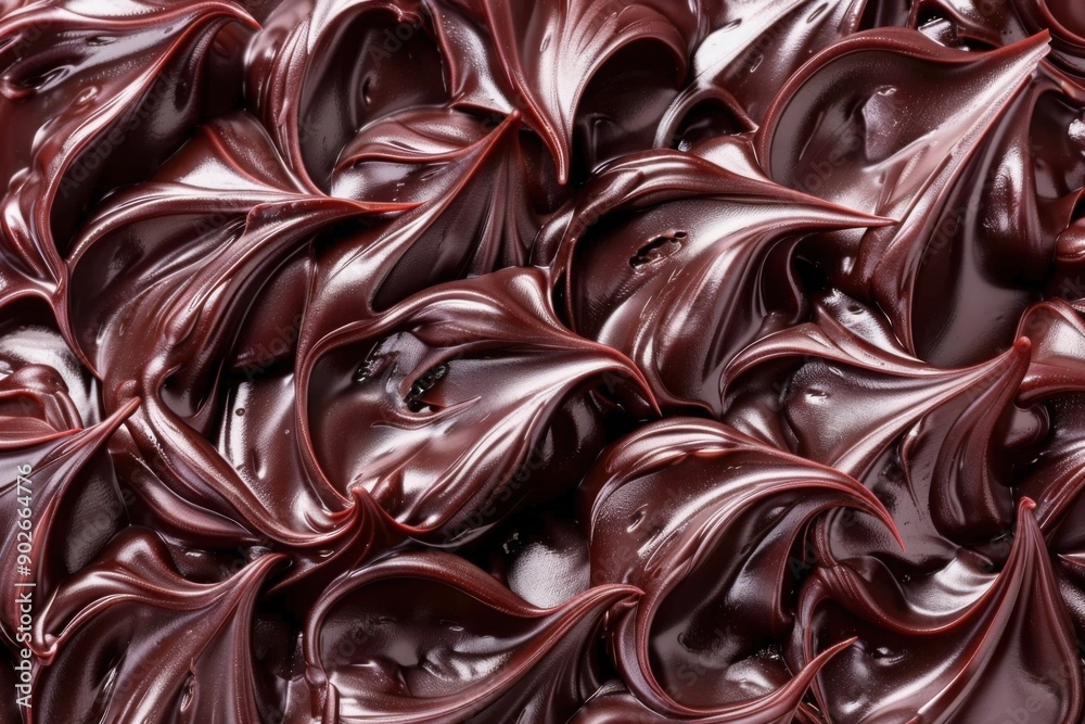 Melted dark Chocolate Texture Background Melted dark Chocolate Texture Background