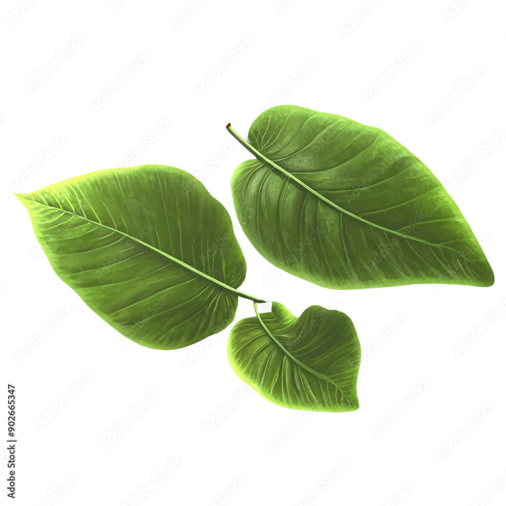 Obraz premium Fresh green leaves.