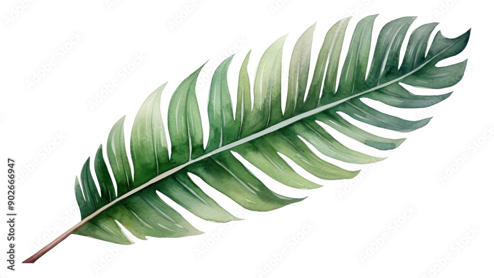 Fototapeta premium PNG Plant leaf nature frond.