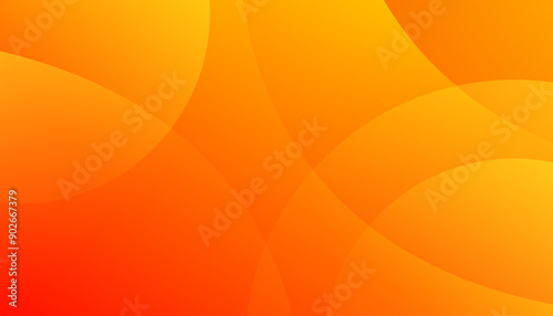 Abstract modern orange banner background. Dynamic shapes composition. Eps10 vector